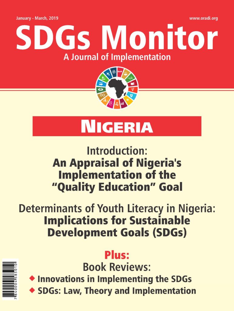 SDG Monitor: A Journal of Implementation- An Appraisal of Nigeria’s Implementation of the Quality Education Goal