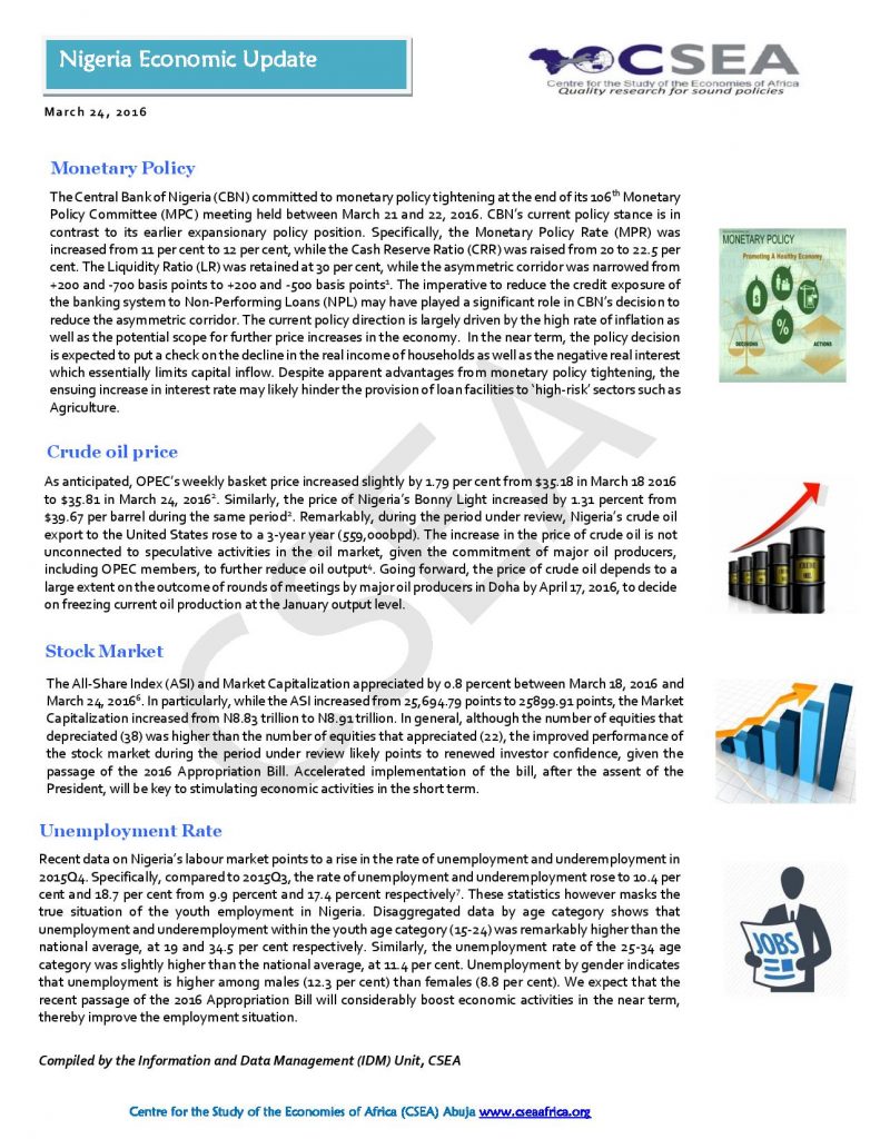 Nigeria Economic Update (Issue 15)