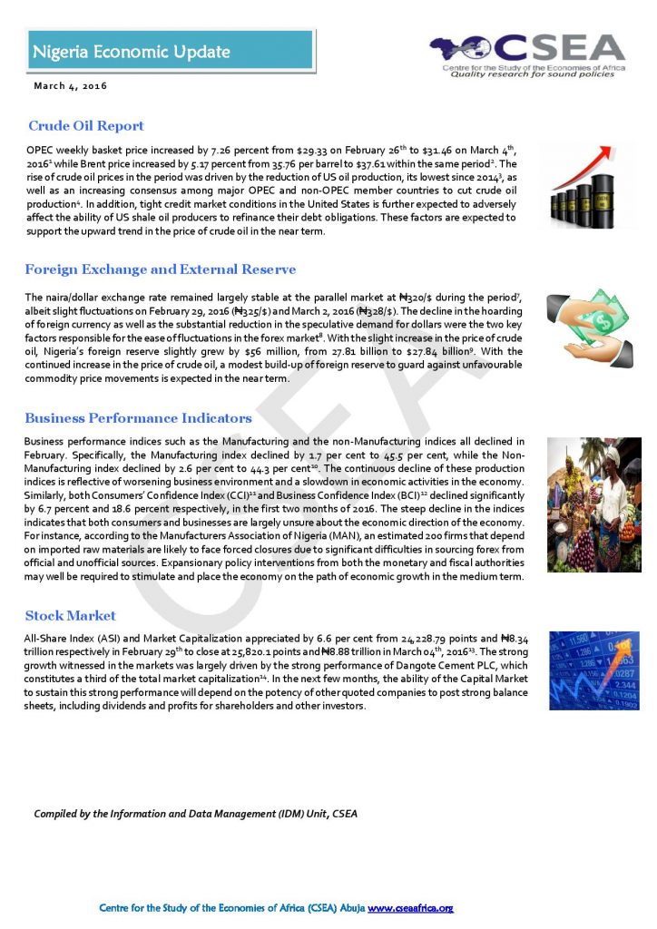 Nigeria Economic Update (Issue 12)