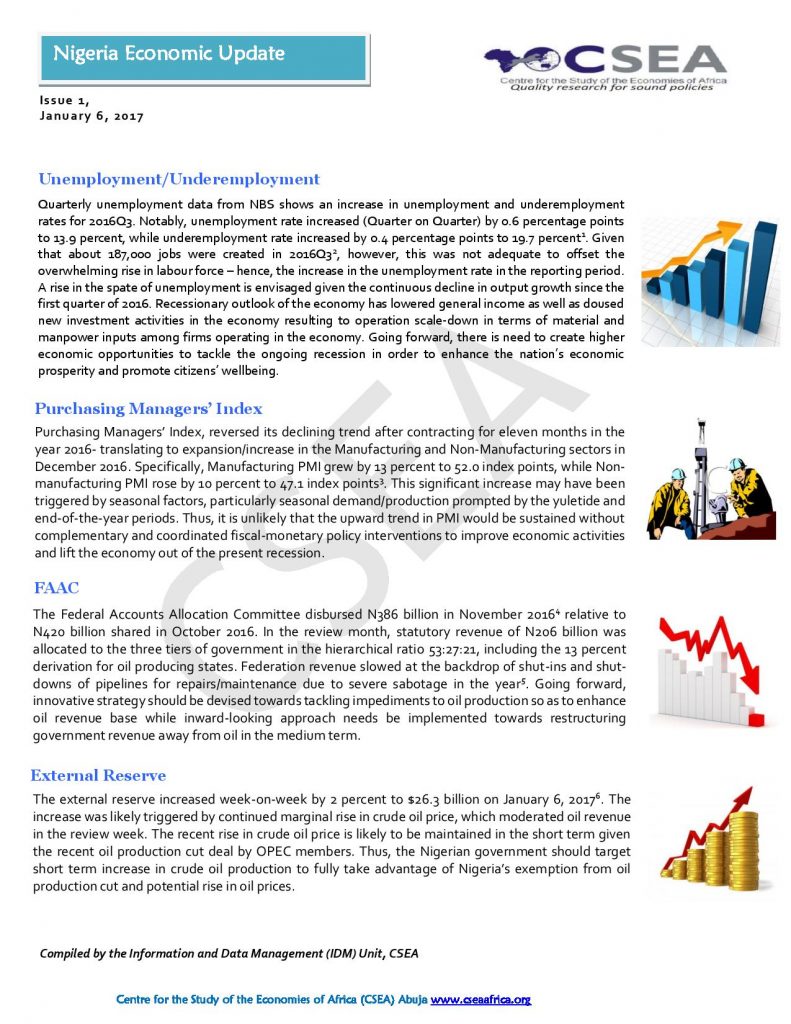 Nigeria Economic Update (Issue 1)