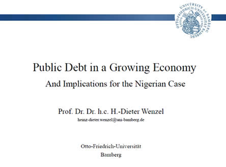 Public Debt In A Growing Economy And Implications For The Nigerian Case