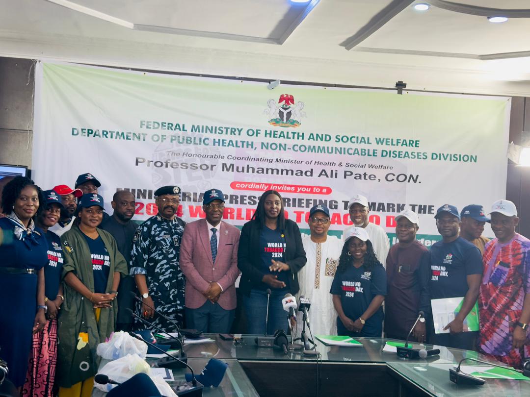 CSEA attends the World No Tobacco Day Ministerial Press Briefing in Nigeria