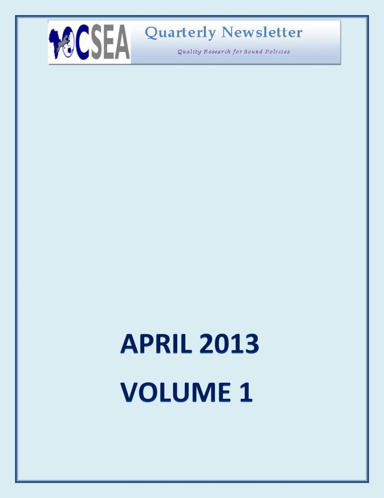 Volume 1 April 2013