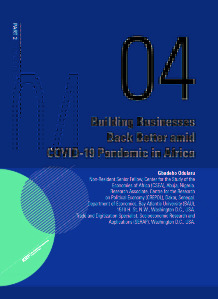 Building Businesses Back Better amid COVID-19 Pandemic in Africa