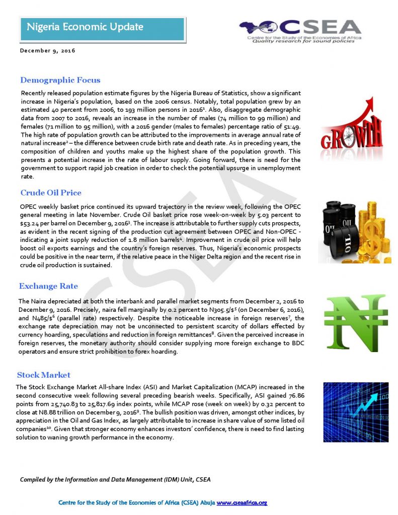 Nigeria Economic Update  (Issue 52)