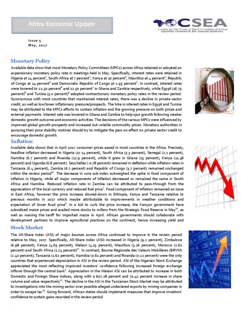 Africa Economic Update (Issue 5)