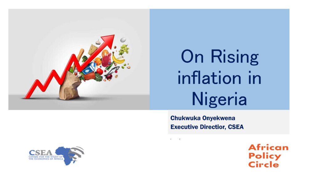 On Rising inflation in Nigeria