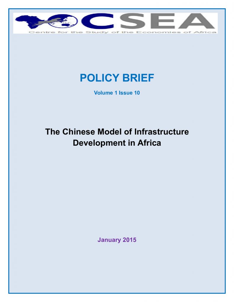 The Chinese Model Of Infrastructure Development In Africa