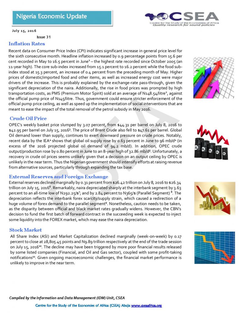 Nigeria Economic Update(Issue 31)