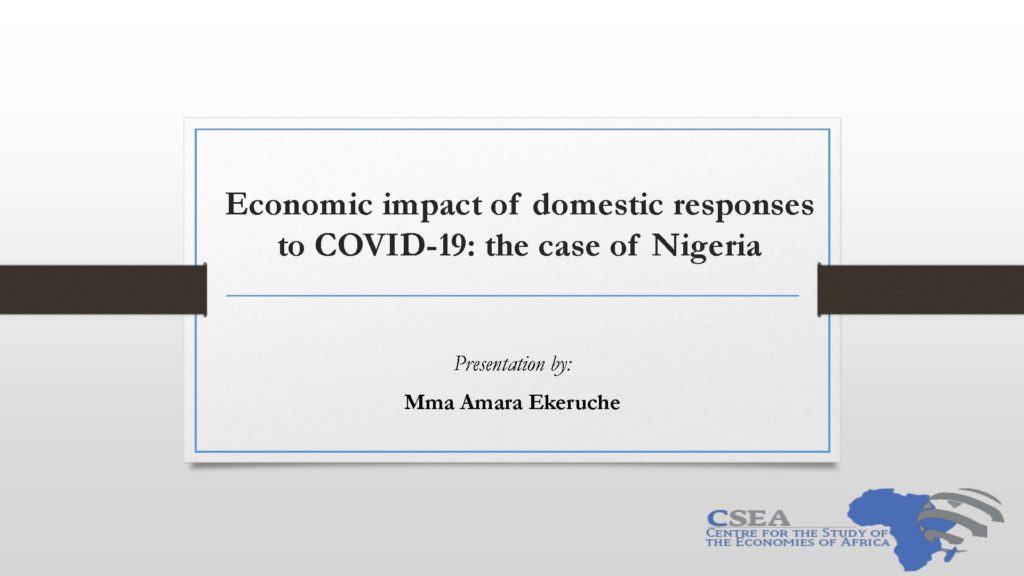The economic impact of domestic responses to COVID-19: the case of Nigeria