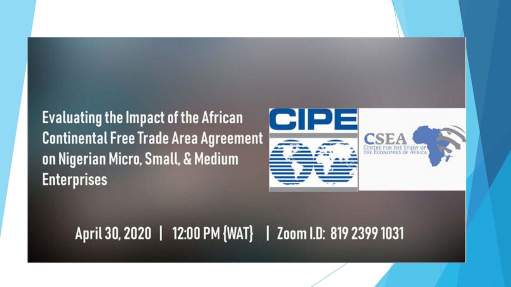 Evaluating the Impact of the African Continental Free Trade Area agreement on Nigerian Micro Small & Medium Enterprise