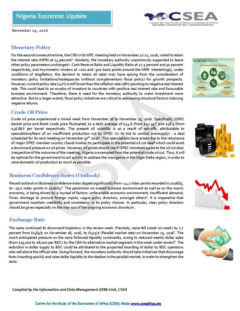 Nigeria Economic Update (Issue 50)