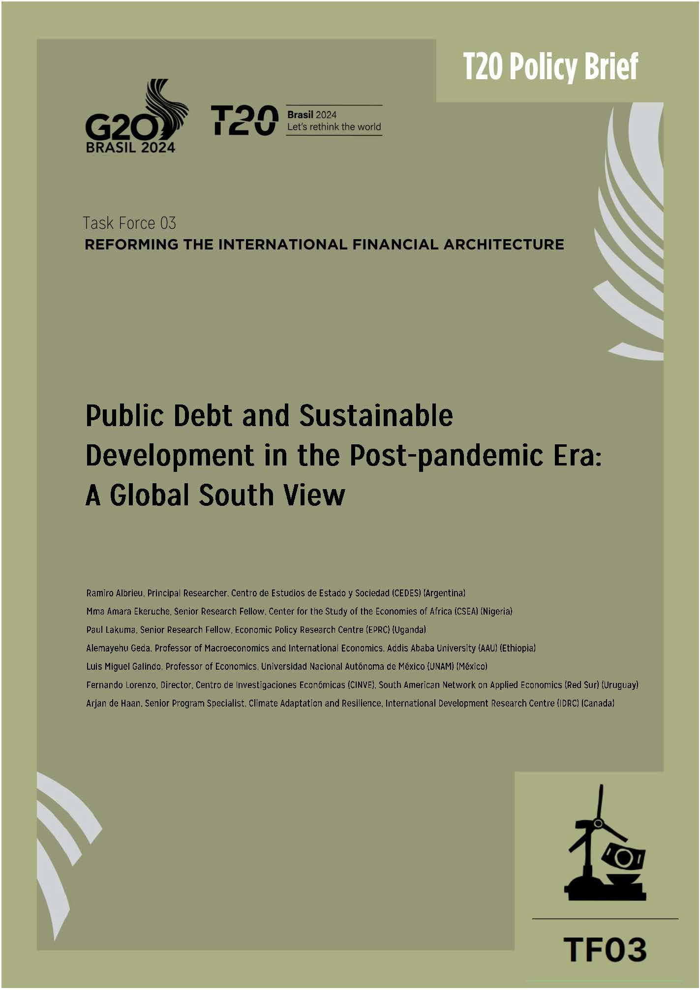 Public Debt and Sustainable Development in the Post-Pandemic Era: A Global South View