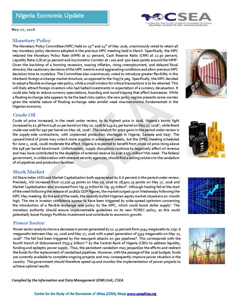 Nigeria Economic Update (Issue 24)