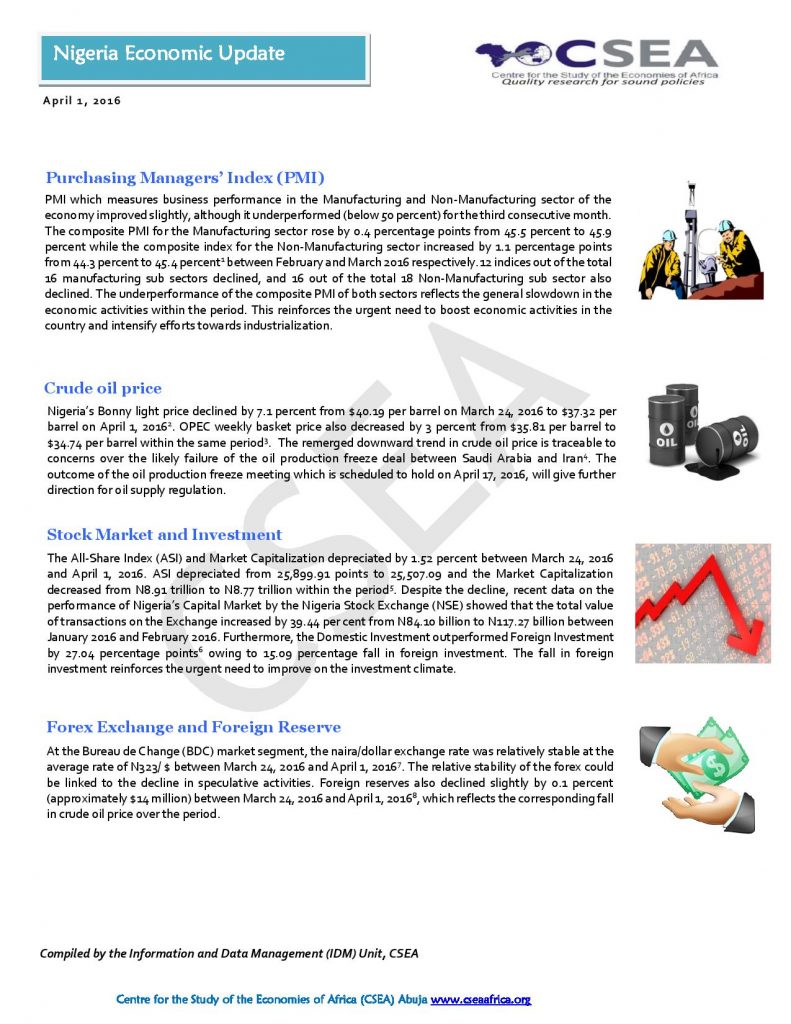 Nigeria Economic Update (Issue 16)